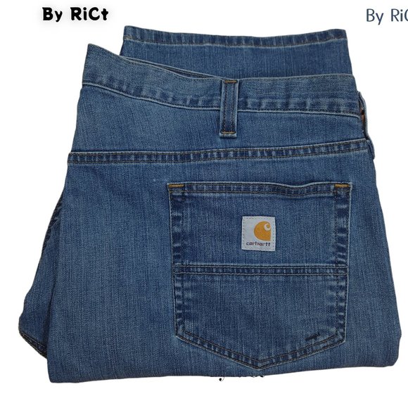 Carhartt Rugged Flex Relaxed Fit Straight Leg Men's Jean's Size 42x30 Stretch - Picture 12 of 12